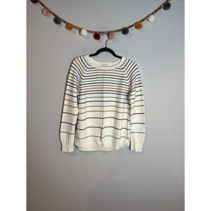 Talbots color striped sweater